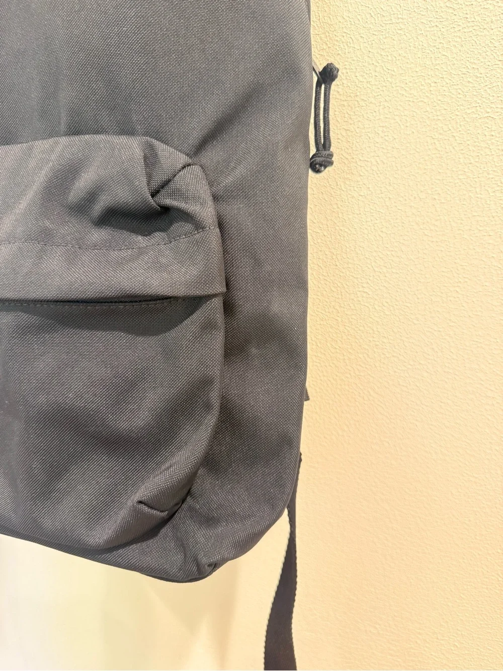 Balenciaga Black Backpack with Front Pocket